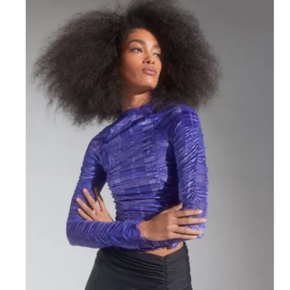 Urban Outfitters long Sleeve velvet top